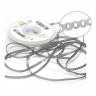 6005117-ELASTICO CORRENTE CURTO PRATEADO - 1,5M