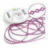 6005326-ELASTICO CORRENTE LONGO ROSA PEROLA - 1,5M