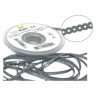 6005501-ELASTICO CORRENTE CURTO CINZA - 4,5M