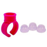 ANEL DE IDENTIFICACAO EM SILICONE C/03 BATOQUES ROSA PREVEN