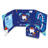 PORTA DENTE DE LEITE AZUL C/ALBUM LYSKIDS LYSANDA